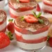 Pavê de morango com biscoito champanhe