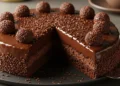 Receita de Bolo de chocolate com brigadeiro 57 Bolo de Chocolate com Brigadeiro