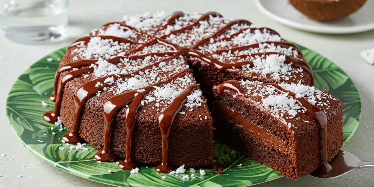 Bolo de Chocolate com Coco