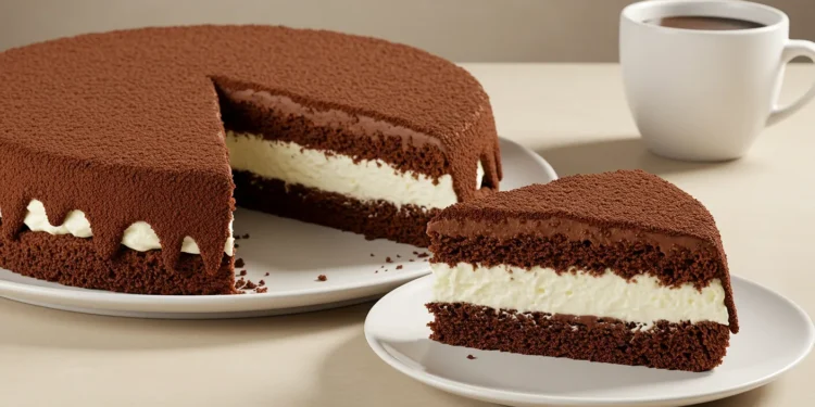 Bolo De Chocolate Com Recheio De Leite Ninho