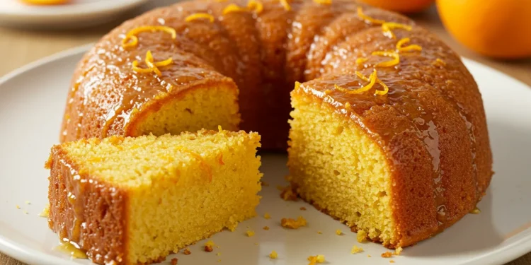 Bolo de Laranja com Calda